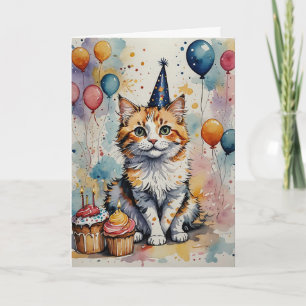 Carte Purr-fection Anniversaire - Personnalisable