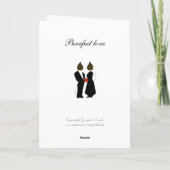 Carte Purrfect Couple Anniversaire (Dos)