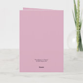 Carte Purrfection dans une Teacup — Note (Dos)
