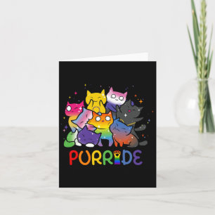 Carte Purride Cat Pride Ally Lgbt Arc-en-ciel Amoureux d