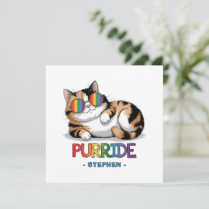 Carte Purride - Pride de chats Cool LGBTQ