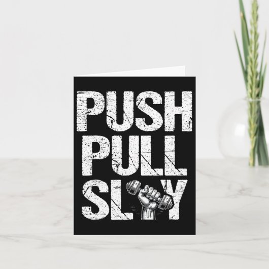 Carte Push Pull Poids Poids Poids Poids Poids Poids Body (Devant)