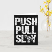 Carte Push Pull Poids Poids Poids Poids Poids Poids Body (Fleur jaune)