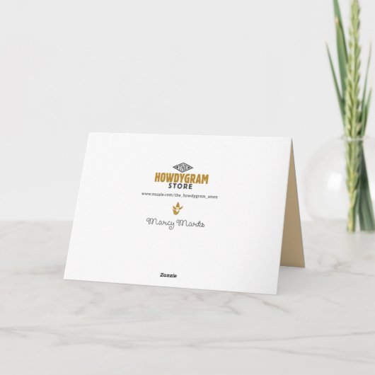 Carte "Putain Baby Owl" (Chouette Bébée), Ça Va Bien Bie (Dos)