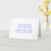 Carte Putain De Cancer ! (Fleur jaune)