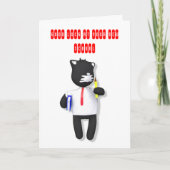 Carte Putty Cat de retour à l'école (Devant)