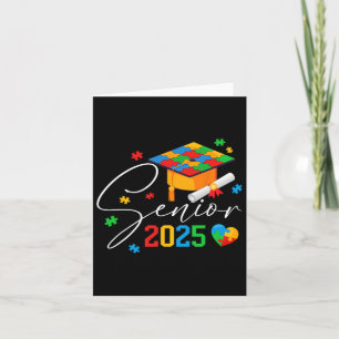 Carte Puzzle Autistic Senior 2025 Autism Graduation Boys