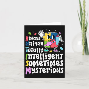 Carte Puzzle de Sensibilisations sur l'autisme intellige