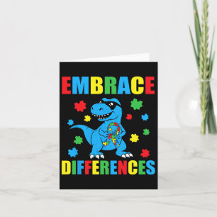 Carte Puzzle Dinosaure T-Rex Accepter les Différences Au