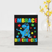 Carte Puzzle Dinosaure T-Rex Accepter les Différences Au (Fleur jaune)