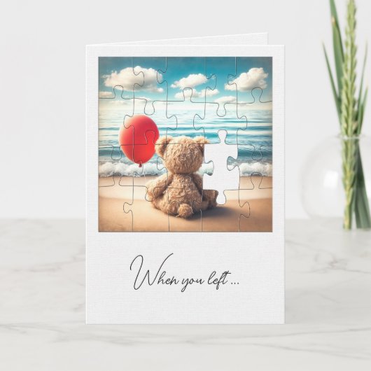 Carte Puzzle Teddy Bear Manquant (Devant)