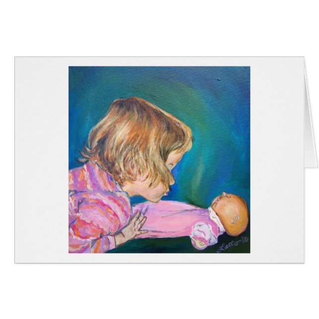 Carte Pyjama rose (Devant horizontal)