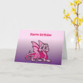 Carte Pynky le dragon (Fleur jaune)