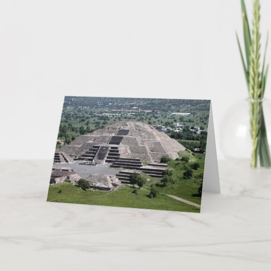 Carte Pyramide de la Lune, Teotihuacan, Mexique (Devant)