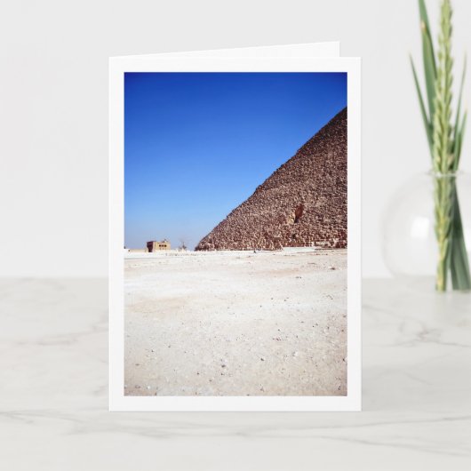 Carte Pyramides de Gizeh, Le Caire, Égypte (Devant)