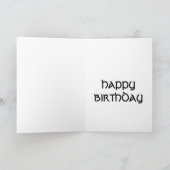 Carte pyschedelic birthday card (Intérieur)