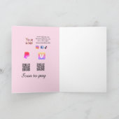 Carte Q R code PayPal venmo scan pay add social media de (Intérieur)