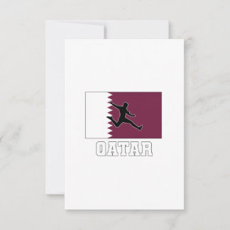 Carte Qatar Football Soccer National Team