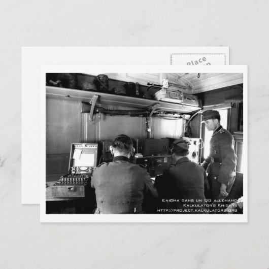 Carte QG Enigma (Devant / Derrière)