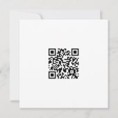 Carte Qr Code Extraordinaire graffiti blanc cadre coeur (Dos)