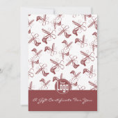 Carte QR Code Services Note Certificat cadeau Hairstylis (Devant)