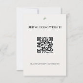 Carte QR de site Web de verdure d'eucalyptus de lu (Devant)