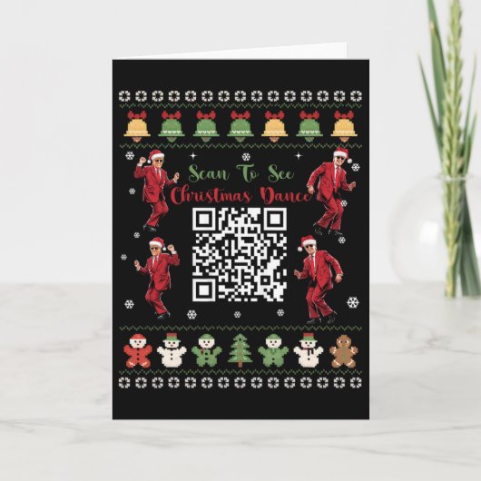 Carte Qr Trump Dance Code President Dance Code Christmas (Devant)