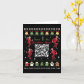 Carte Qr Trump Dance Code Président Dance Code Noël (Fleur jaune)