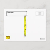 Carte QSL Ham Operator Outdoor Silhouette (Dos)