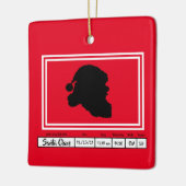 Carte QSL Ham Radio Ornement de Noël (Gauche)