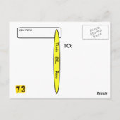 Carte QSL officielle Fabriquée aux États-Unis Ham  (Dos)