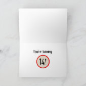 Carte Quad Bike / VTT Anniversaire (Intérieur)