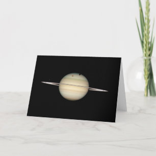 Carte Quadruple transit de la Lune de Saturne