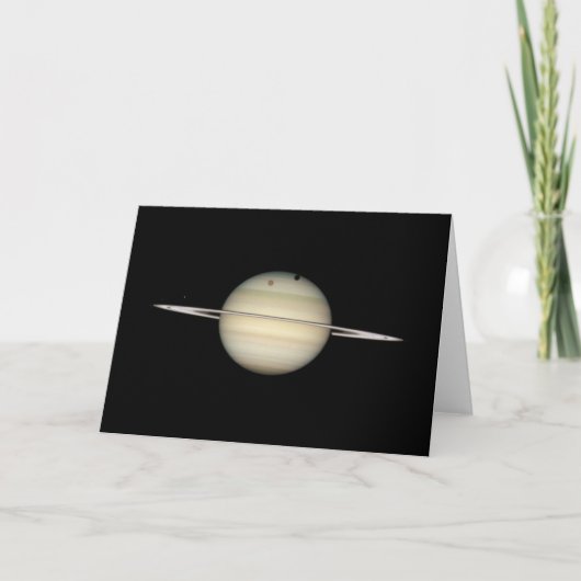 Carte Quadruple transit de la Lune de Saturne (Devant)