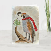Carte Quail Holiday (Devant)