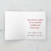 Carte Qualité Vin et Café (Intérieur)