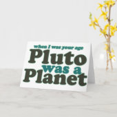 Carte Quand j'avais ton âge, Pluton était une planète (Fleur jaune)