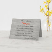 Carte Quand je vous dis que je t'aime  (Fleur jaune)