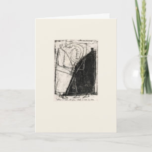 Carte Quand je vous regarde, ce que je vois, c'est moi