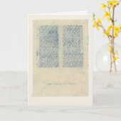 Carte Quand je vous regarde, ce que je vois, c'est moi. (Fleur jaune)