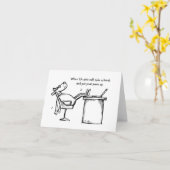 Carte Quand la vie devient rude (Fleur jaune)