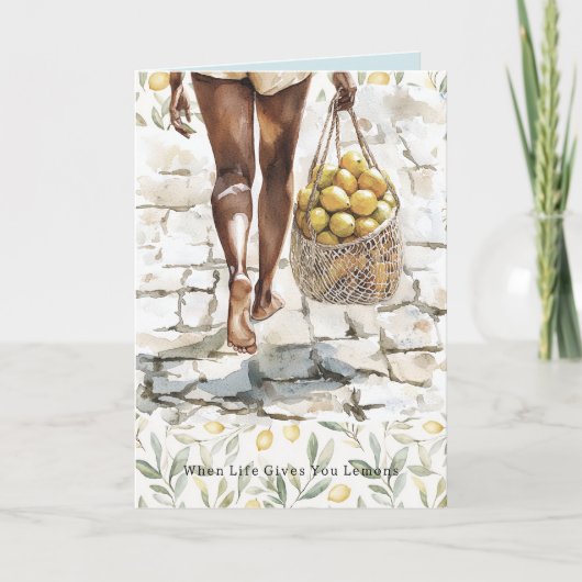 Carte Quand la vie donne des citrons, faites de la limon (Devant)