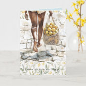 Carte Quand la vie donne des citrons, faites de la limon (Fleur jaune)