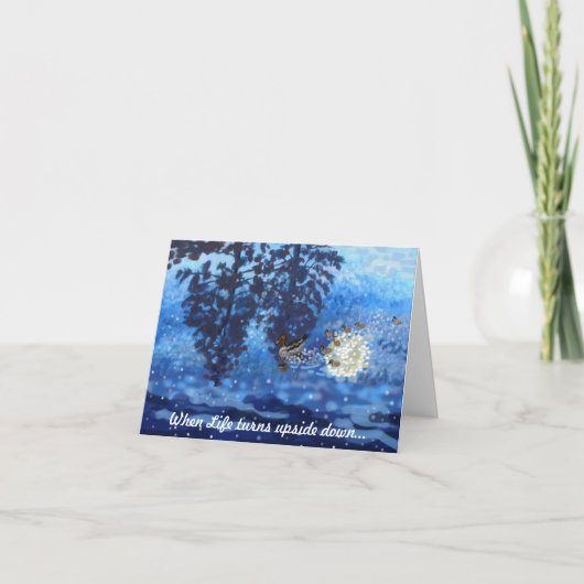 Carte Quand la vie tourne à l'envers (Devant)