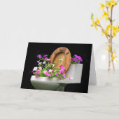 Carte Quand la vie vous donne des coups (Fleur jaune)