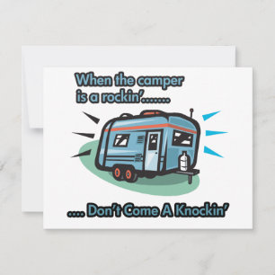 Carte Quand le camping-car est un rocher'