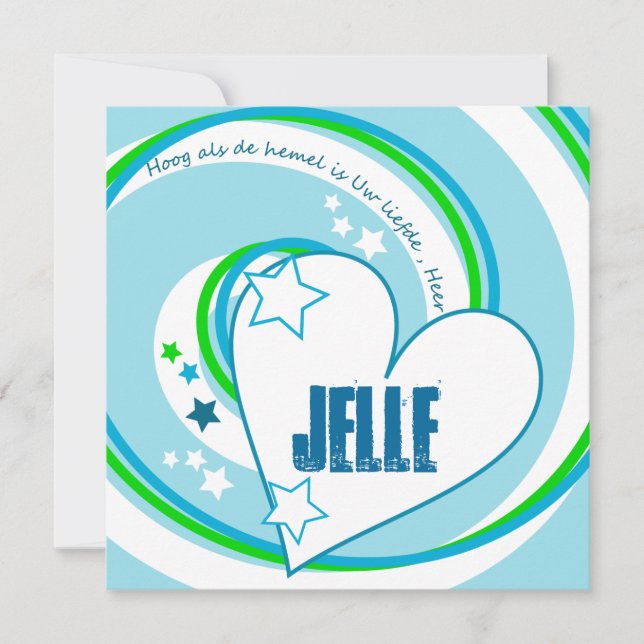 Carte Quand le ciel est votre amour, Seigneur (Devant)