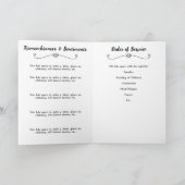 Carte Quand le voyage terrestre se termine Bulletin comm (Intérieur)