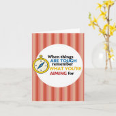 Carte Quand les choses sont difficiles (Fleur jaune)