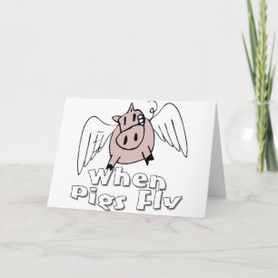 Carte Quand les cochons volent